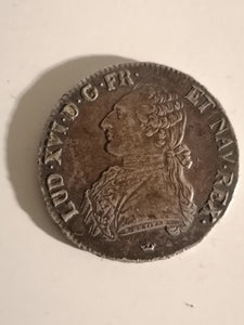 Louis XVI Écu dit "aux branches d'olivier"
Date : 1788