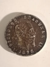 Charger l&#39;image dans la galerie, Italie, Victor Emmanuel II (1861-1878), 5 Lire 1876
