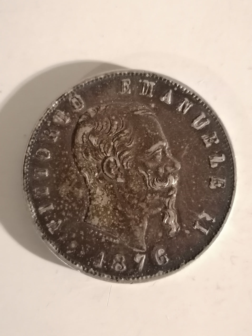Italie, Victor Emmanuel II (1861-1878), 5 Lire 1876