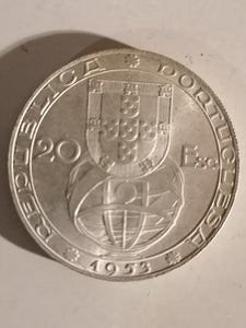 20 Escudos 25e anniversaire de la réforme financière
Date : 1953