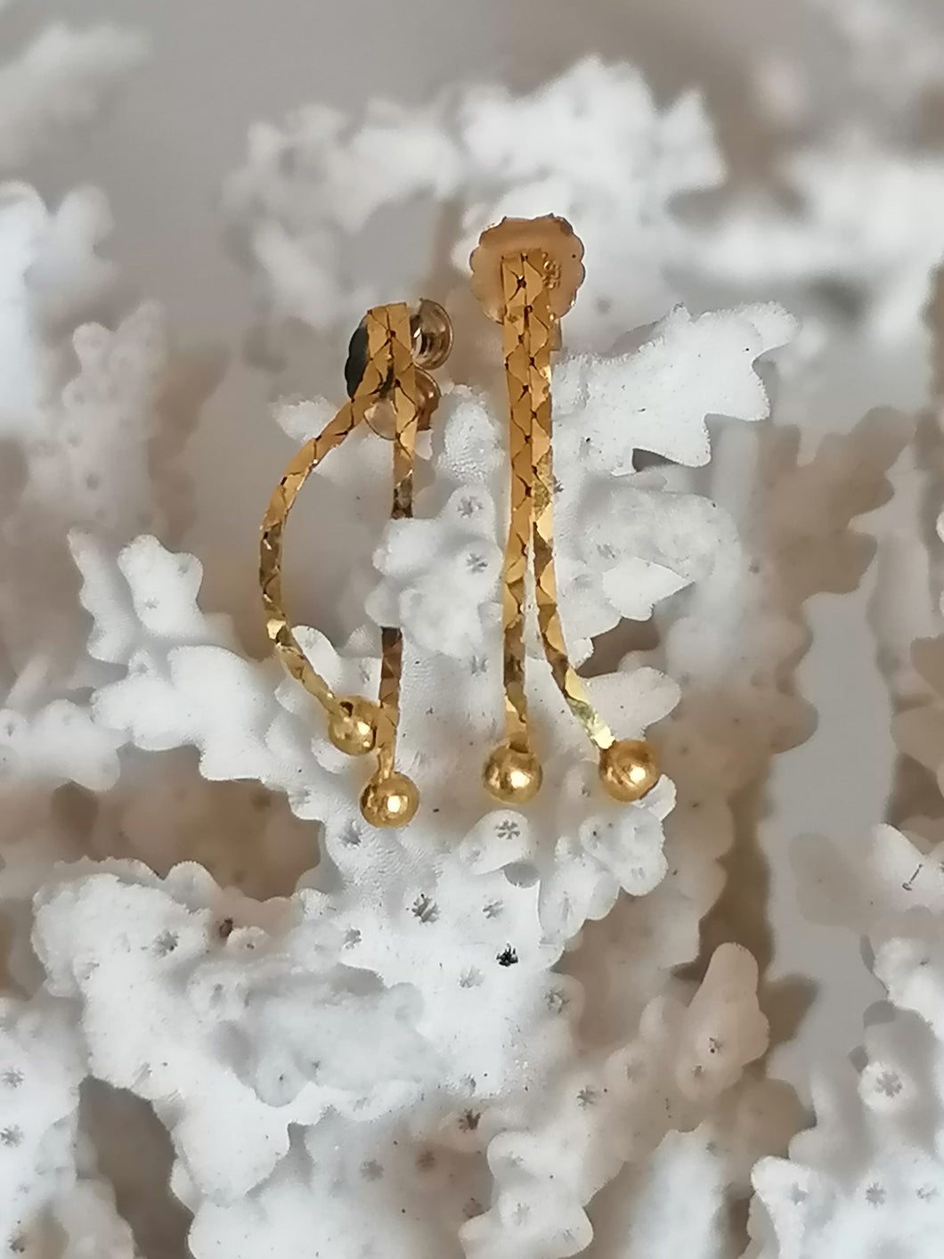 Paire de Clou d'oreille en or 9carat