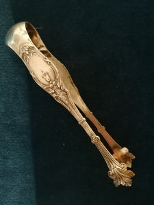 Pince à sucre ancienne en argent