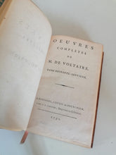 Charger l&#39;image dans la galerie, Oeuvre de Voltaire 1792, 16 volumes. Bonne état général.
