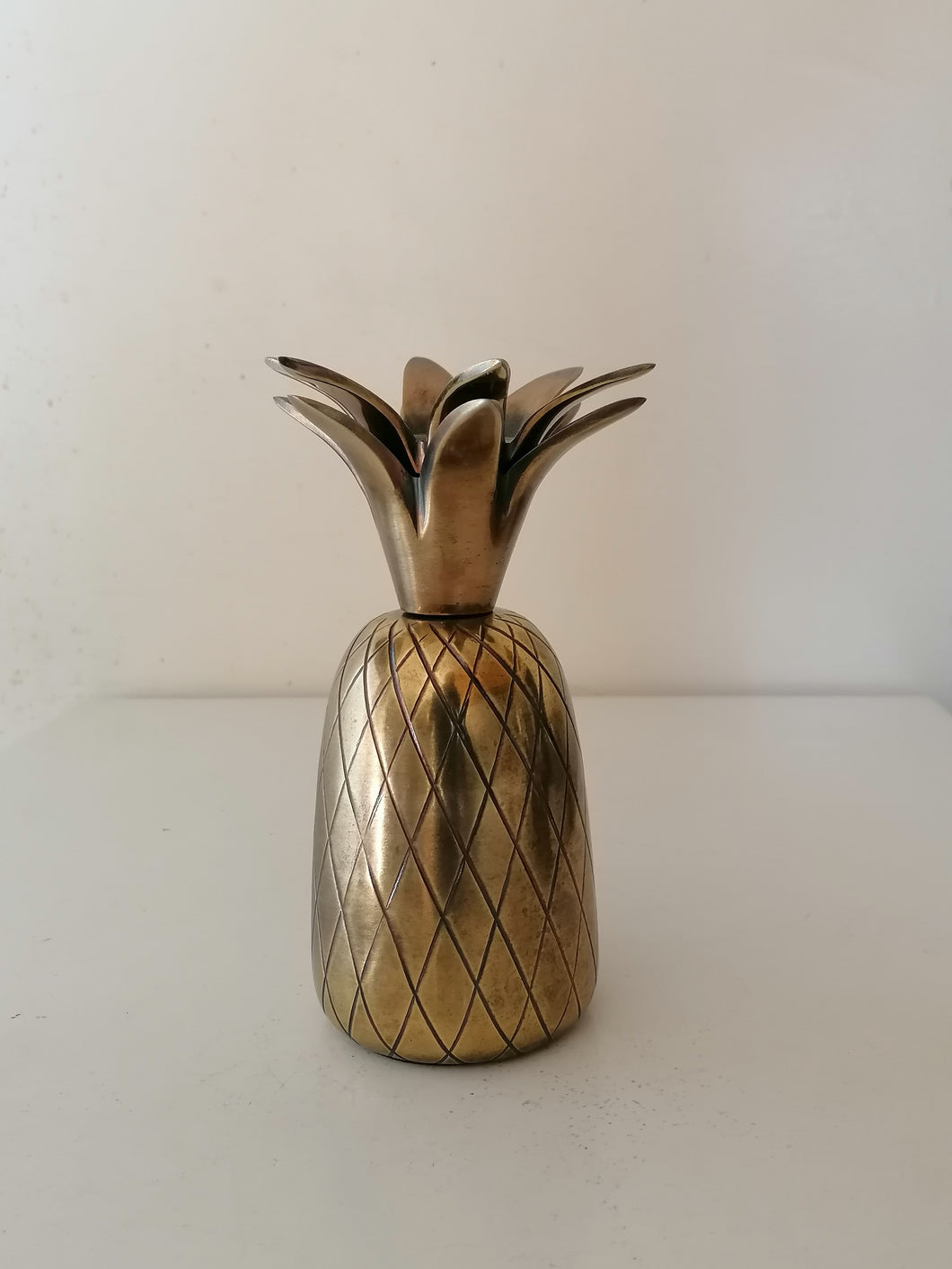 Bougeoir Ananas en laiton design 