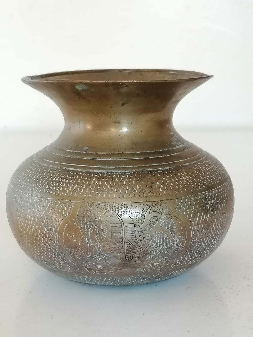 Vase en bronze Asie, région Chine, décors animaux mythologiques, je dirais fin 18ème