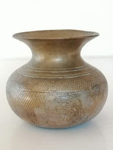 Vase en bronze Asie, région Chine, décors animaux mythologiques, je dirais fin 18ème