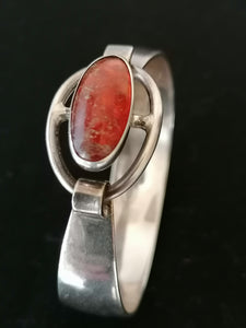 Bracelet en argent et ambre Niels Erik Form designer Danois 