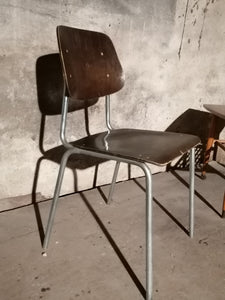 Chaise d'école vintage, taille adulte.