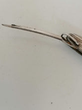 Charger l&#39;image dans la galerie, Élégant couteau de poche pliant, platines en argent
