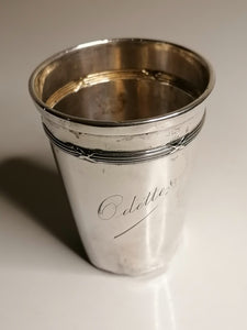 Gobelet en argent massif Allemand début XXèm