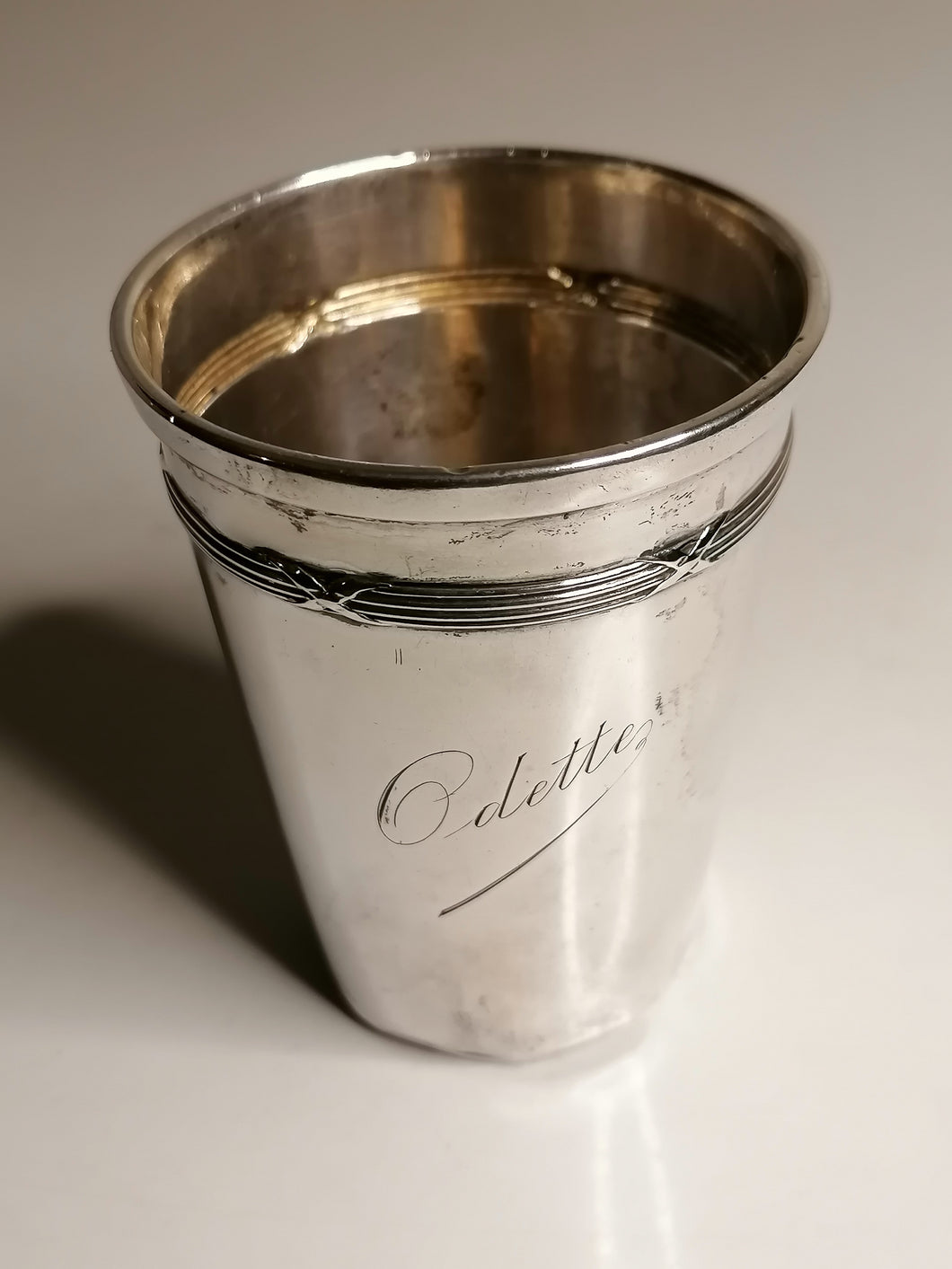 Gobelet en argent massif Allemand début XXèm