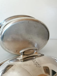 Christofle rare daubière en métal argenté