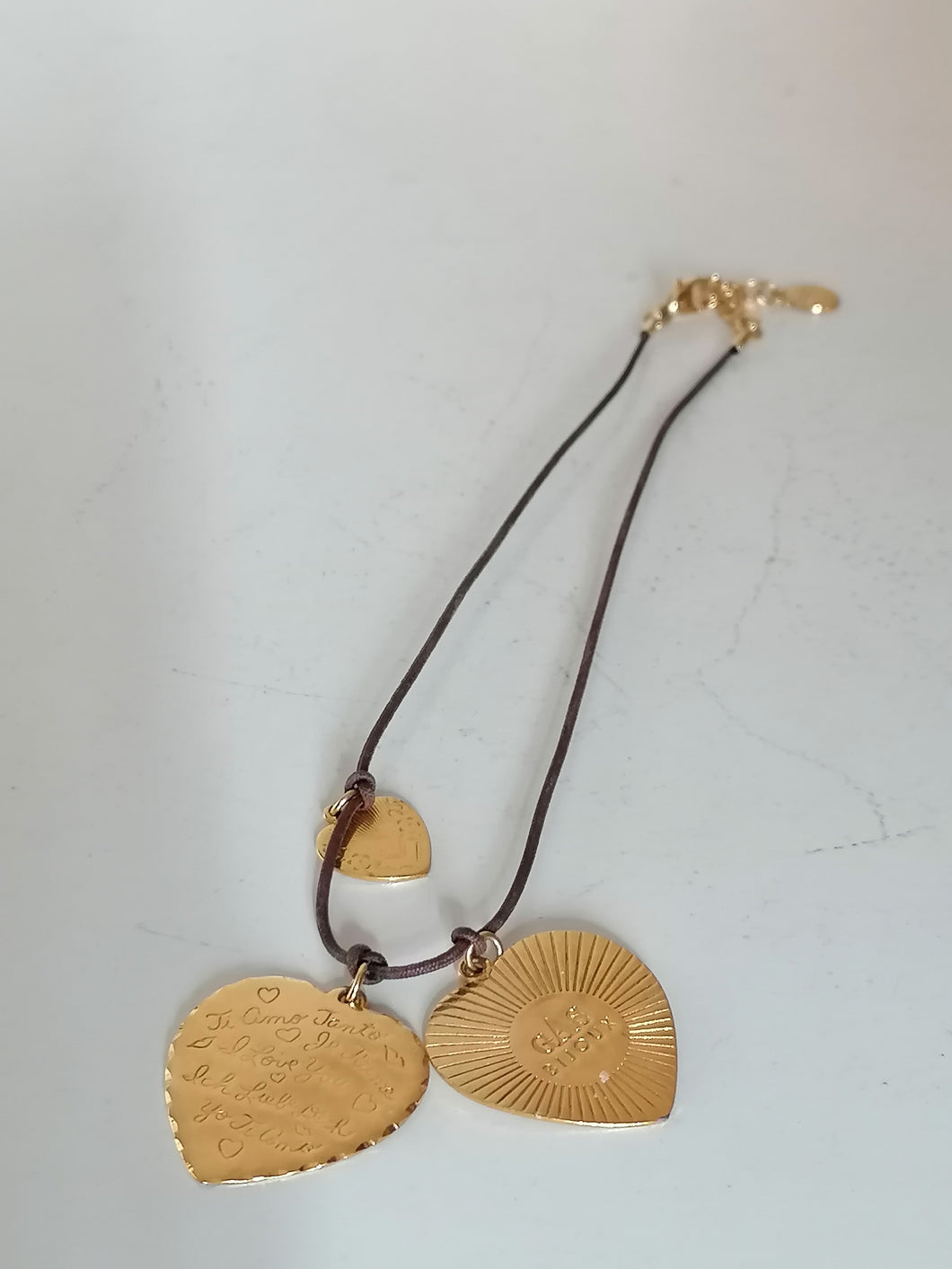 GAS Collier amour doré 