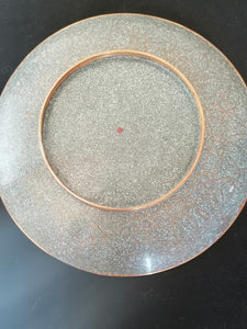 Cloisonné chinois assiètes, décors pivoine de très. belle fabrication. 
