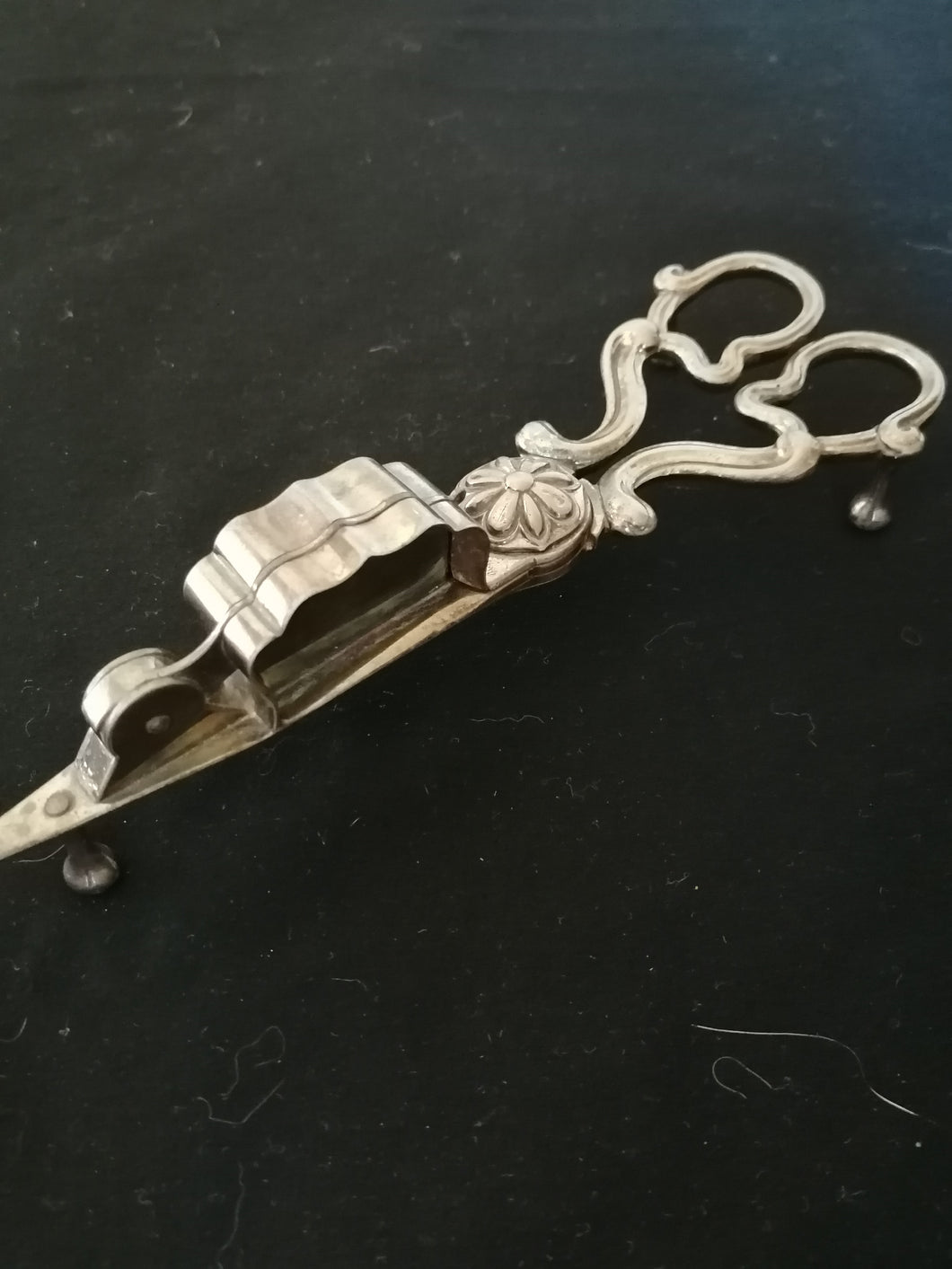 Mouchette à système Anglaise argenté 
