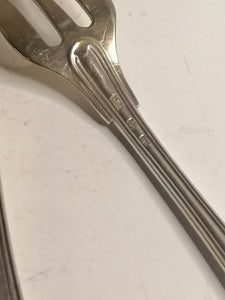 12 fourchette à huître en métal argenté