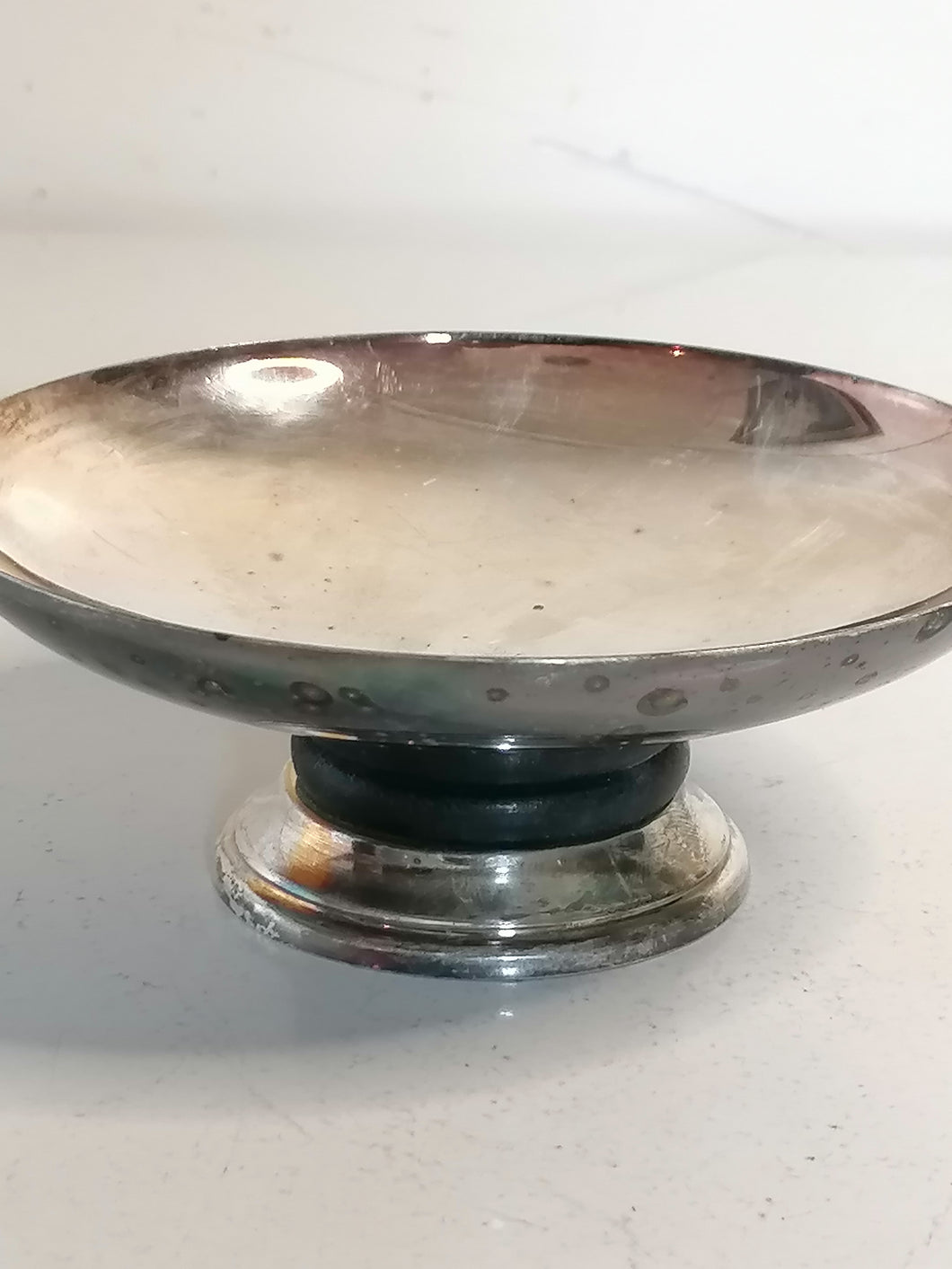 Coupe vide poche art déco, argenté.