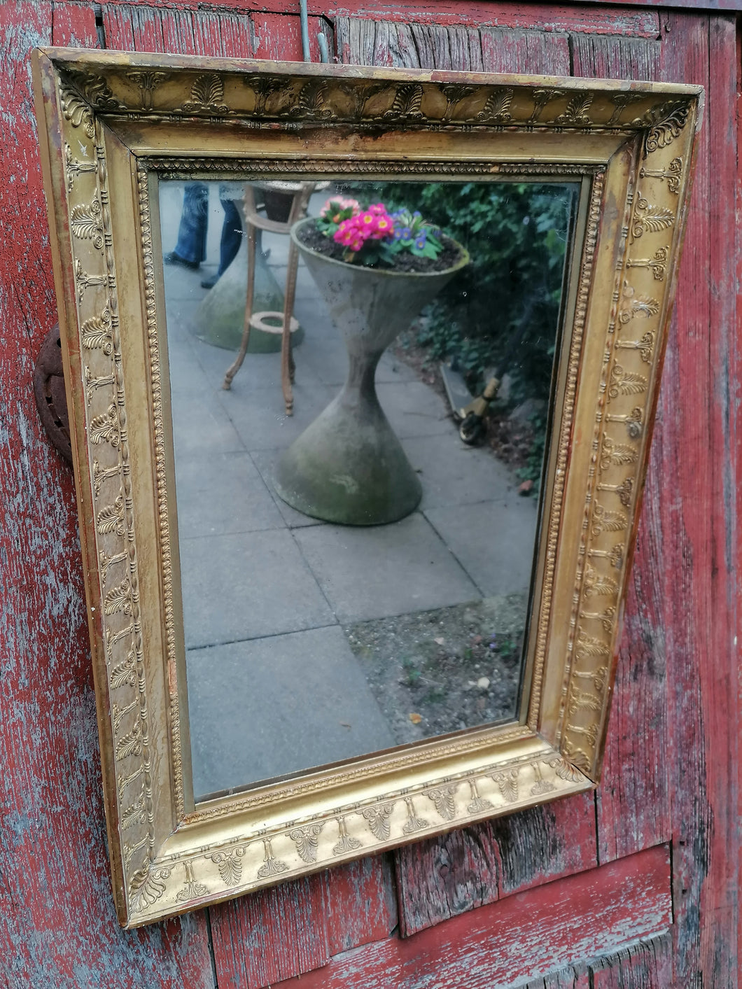Miroir d'époque Empire au palmettes