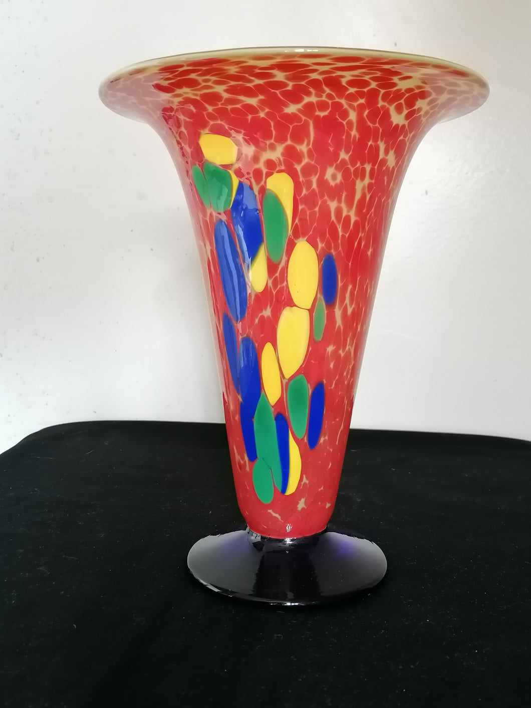 Grand vase en pâte de verre de Murano moderne