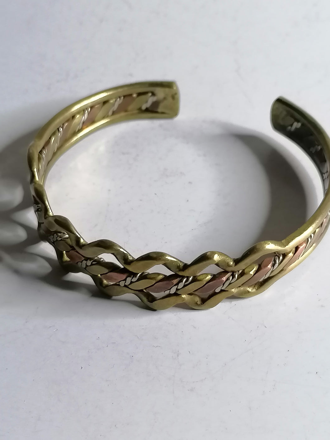 Bracelet en cuivre et laiton Sénégal 