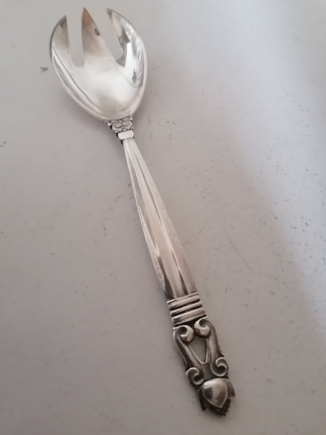 Georg Gensen cuillière à service Danois en argent massif 