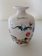 Charger l&#39;image dans la galerie, Vase en faïence craquelé Gaudi design moderne

