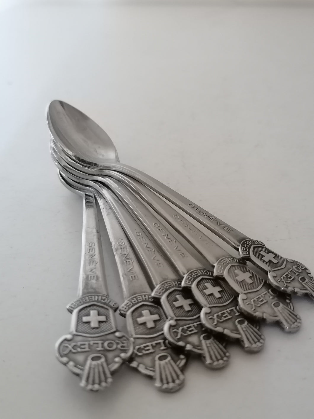 6 cuillières à café Rolex 