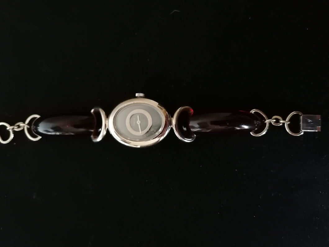 Curtis montre bracelet dame mécanique vintage. Fonctionne