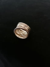 Charger l&#39;image dans la galerie, Bague création en argent, taille 52
