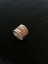 Charger l&#39;image dans la galerie, Bague création en argent, taille 52
