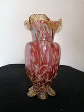 Charger l&#39;image dans la galerie, Vase murano ancien parfait état, avec paillette d&#39;or
