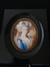 Charger l&#39;image dans la galerie, Miniature peinte Napoléon III Marie Antoinette parfait état. 
