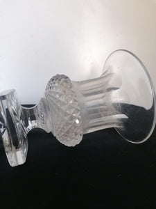 St Louis ancien vase Médicis Versailles en cristal taillé.  début XXème 
