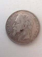 Charger l&#39;image dans la galerie, Napoléon III 5ff bb 1868 argent TB
