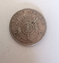 Charger l&#39;image dans la galerie, Napoléon III 5ff bb 1868 argent TB
