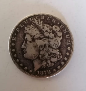 Morgan un dollar 1878 argent.