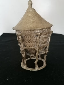 Pot africain en bronze, XXème 