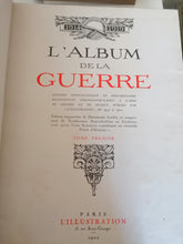 Charger l&#39;image dans la galerie, Album de la guerre 14-1918 illustré 2 tome recouvert cuir.

