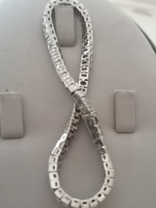 Bracelet argent et cristaux