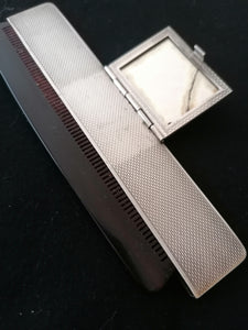 Peigne avec étui en argent,  