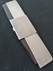 Peigne avec étui en argent,  