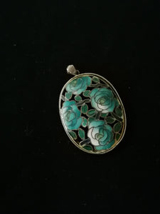 Pendentif émailé 