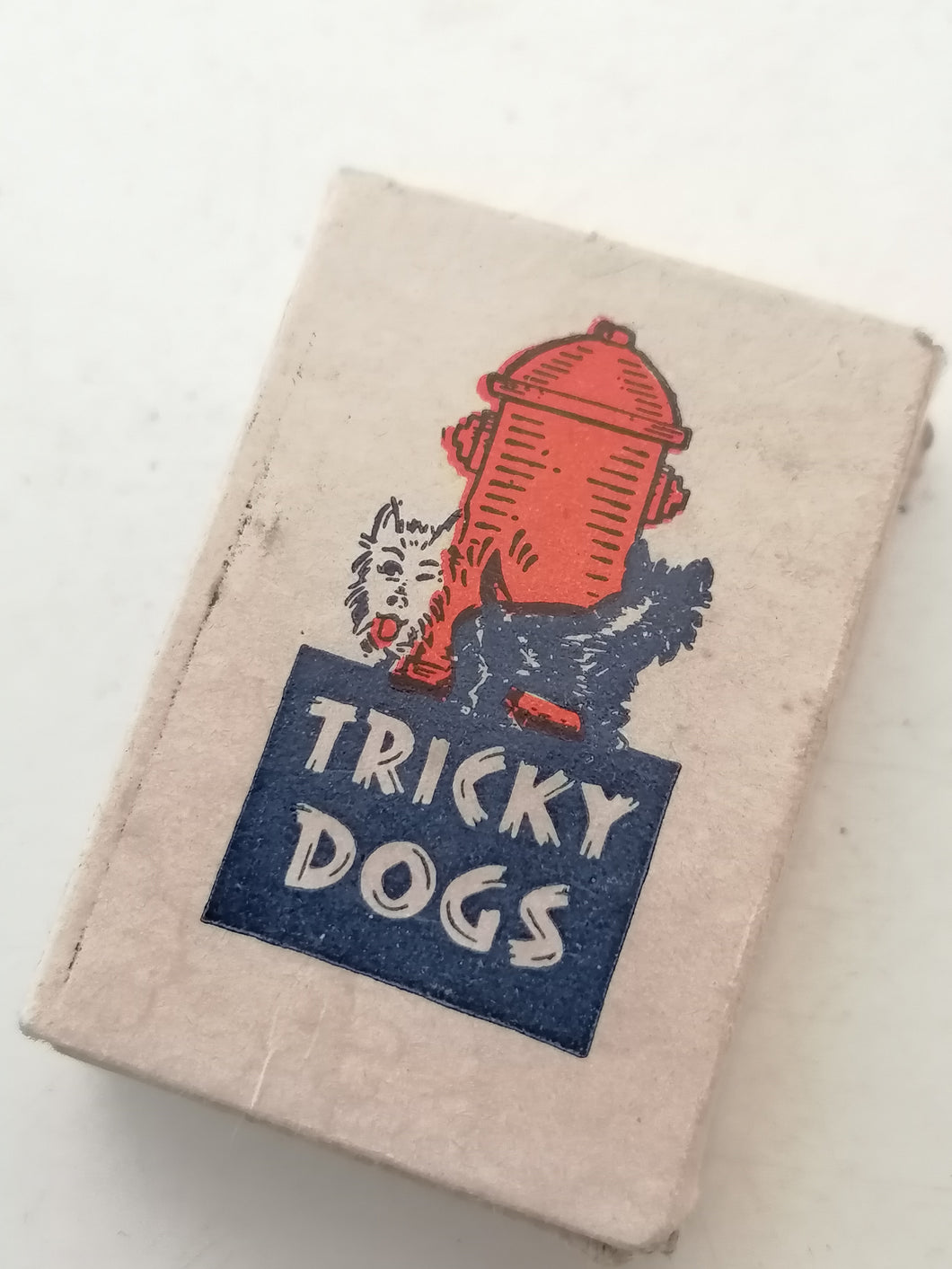 Paire de chien émenté, curiosité des Année 50 USA avec sa boîte d'origine. 