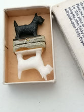 Charger l&#39;image dans la galerie, Paire de chien émenté, curiosité des Année 50 USA avec sa boîte d&#39;origine. 
