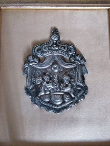 Souvenir religieux en argent massif. 