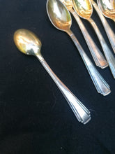 Charger l&#39;image dans la galerie, 6 cuillères à café Art Déco argenté
