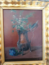 Charger l&#39;image dans la galerie, Daniel Ihly, peintre Genevois 1854-1910,

Nature morte avec coquemar genevois traditionnel. Huile sur panneau signé.
