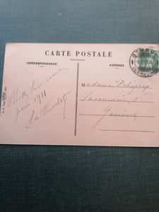 Xavier Sager, carte postale mode parisienne année 20. 