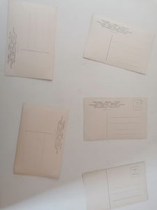 Lot de 4 cartes postale de Napoléon ancienne. 