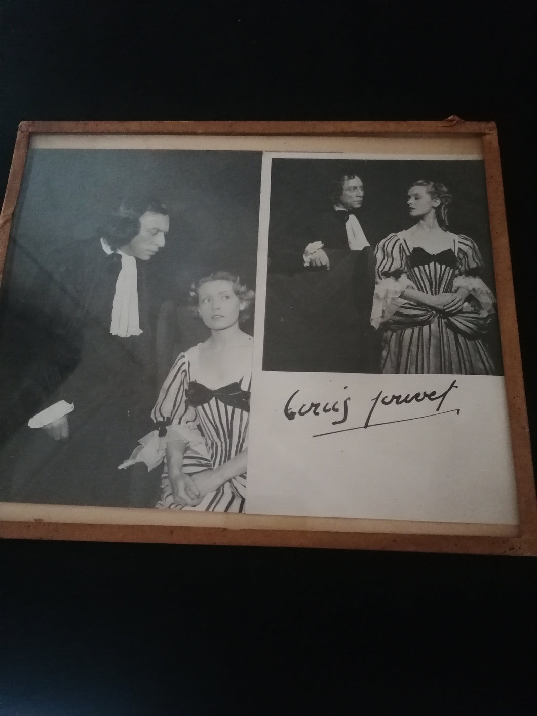 Photo de Louis Louis Jouvet acteur de théâtre.

Dédicacé au stylo par lui même. 